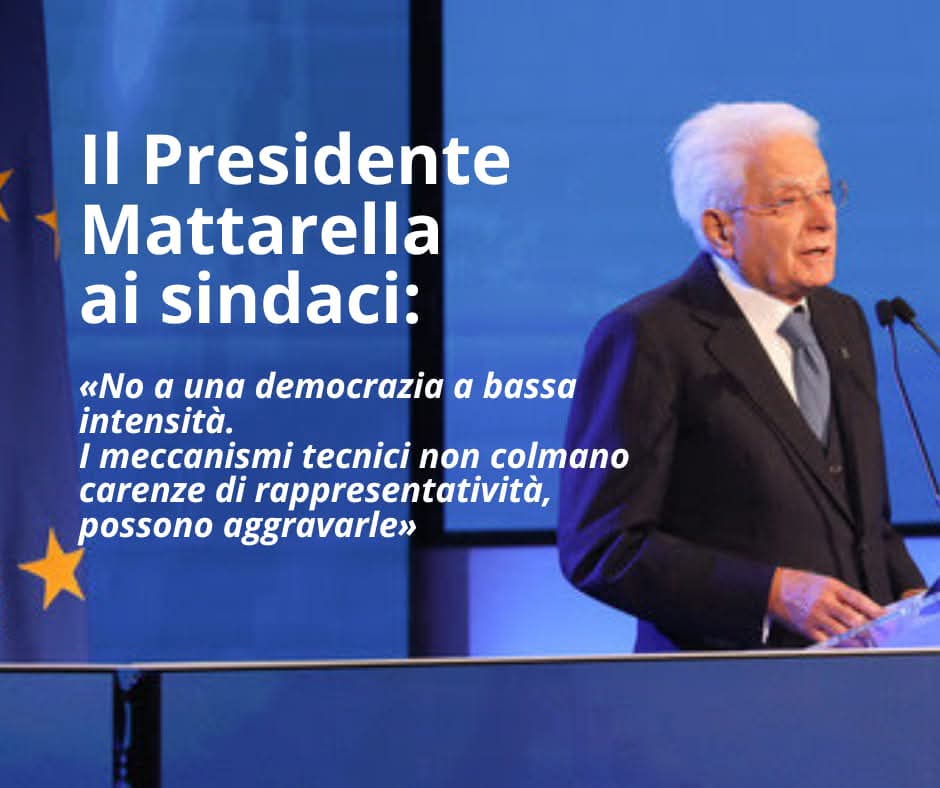 Mattarella all’Assemblea ANCI: i sindaci sono la prima linea della Repubblica